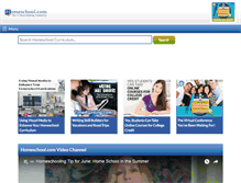 Tablet Screenshot of homeschool.com