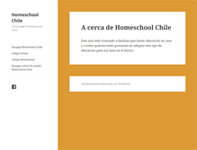 Tablet Screenshot of homeschool.cl